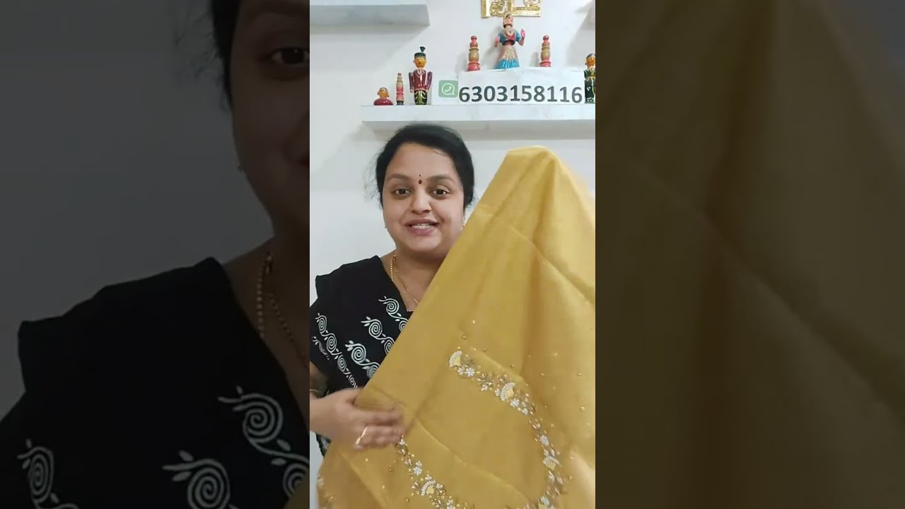 All Awesome maggam work blouses with FREE shipping @ 2 all variety fabric's. Whats App on 6303158116