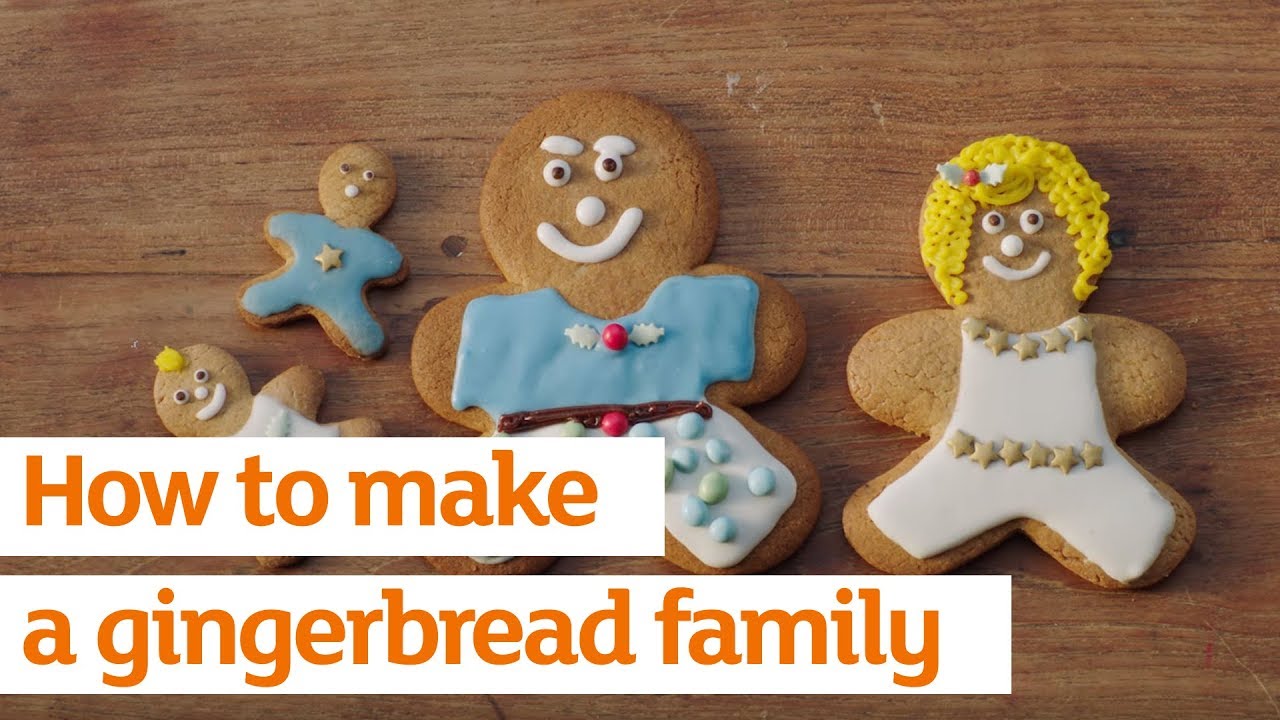 How to make your own gingerbread family | Recipe | Sainsbury's