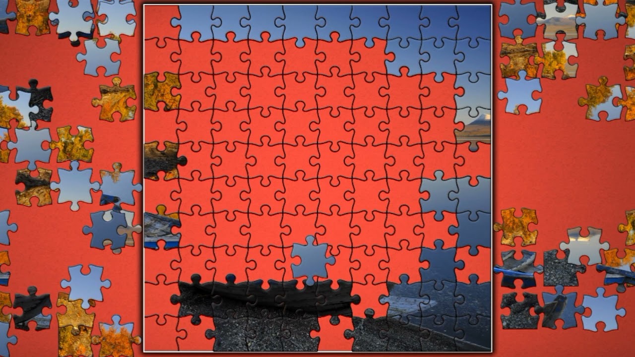 Lake Torneträsk in Sweden❤️😊 jigsaw puzzle🧩🧩 \\ @funpuzzle1122 
