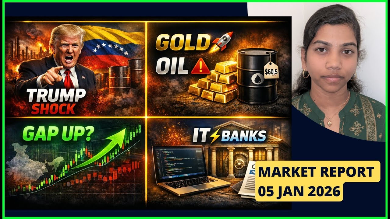 Трамп Венесуэла Хаос, золото и акции IT-компаний в центре внимания | Предрыночный отчет 5 января ...