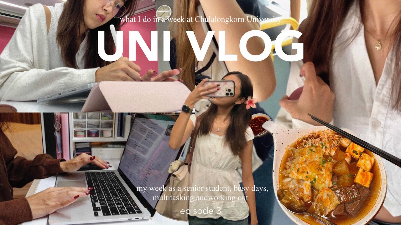 Uni vlog📚 psychology student📓, senior project✏️, busy days🫐