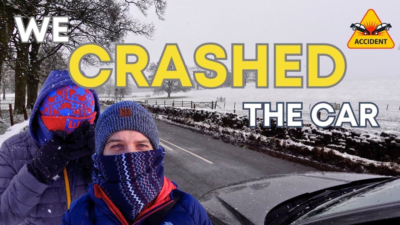 WE CRASHED OUR CAR 😭