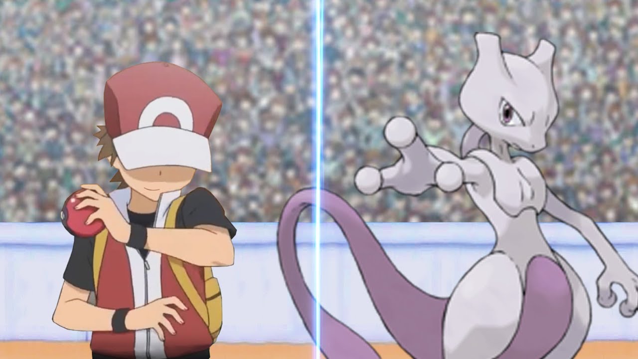 Pokémon Battle USUM: Red Vs Mewtwo (Mewtwo Returns)