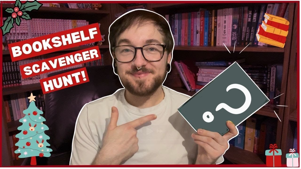 Bookshelf Scavenger Hunt Picks My Read |📚🎄💚| Bookmas day 12!