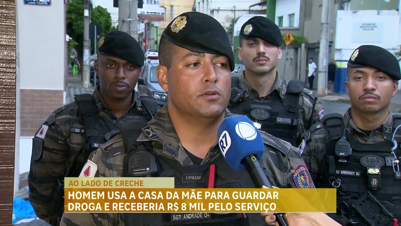 PM prende jovem que usava casa da mãe para guardar drogas em Belo Horizonte
