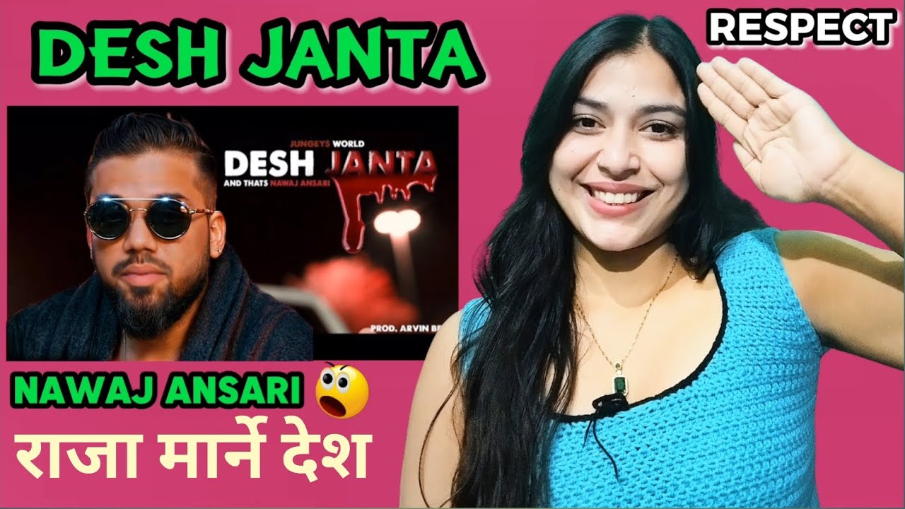 Desh Janta Nawaj Ansari (OFFICIAL MUSIC VIDEO)  Bipu Reaction