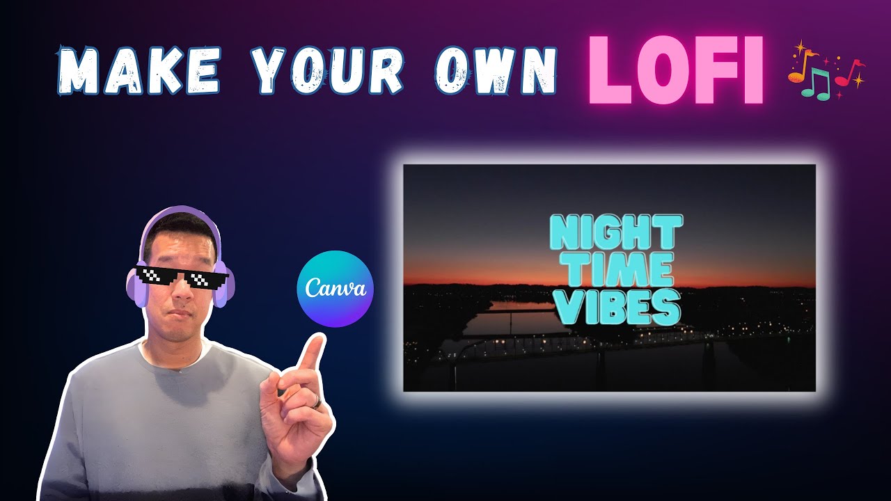Make STUNNING Lo-Fi Music Videos in CANVA (for FREE)🎨2025