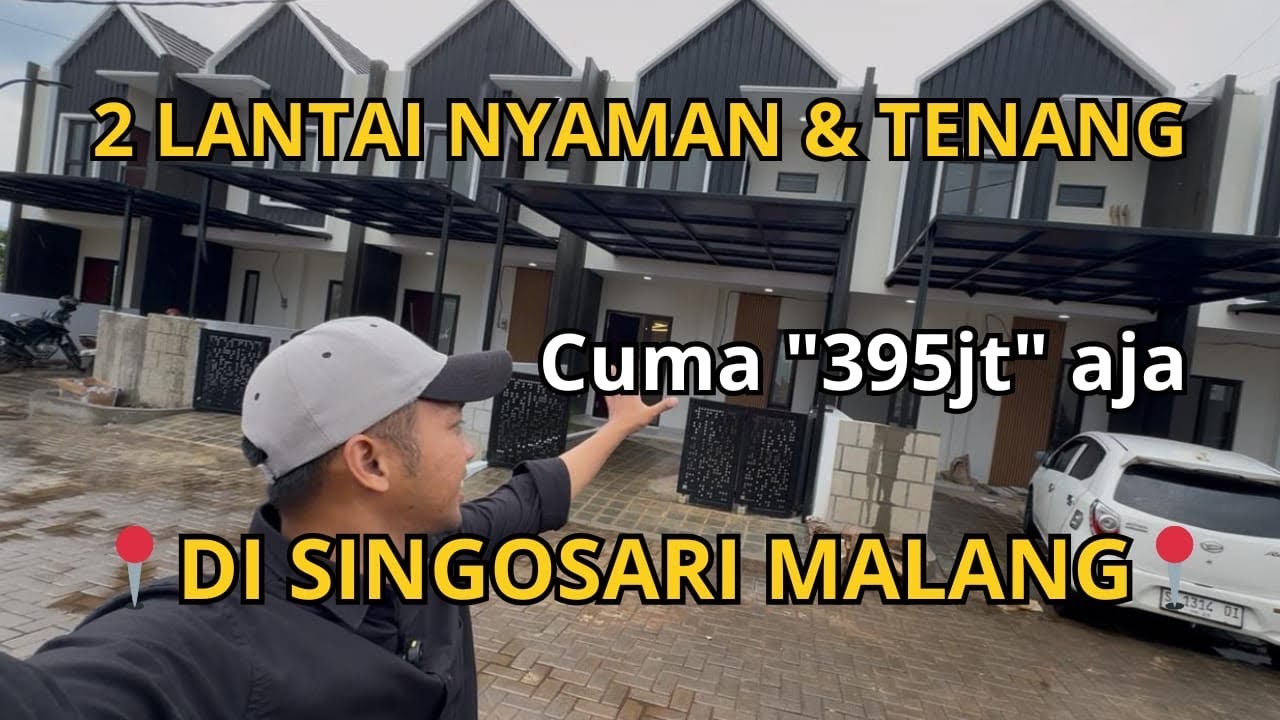 RUMAH DI MALANG SINGOSARI 🥰MURAH 2 LANTAI CUMA 395 JUTA AJA🥳🔥🔥