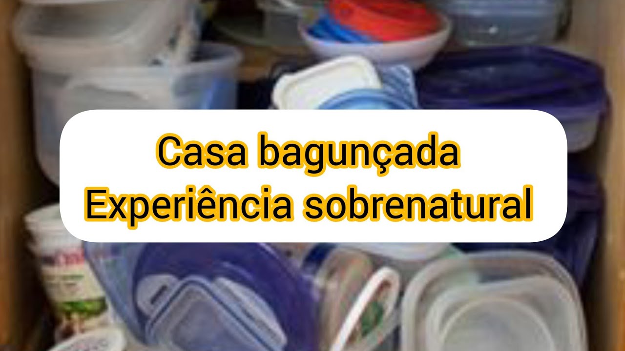 Casa suja e desorganizada experiência sobrenatural