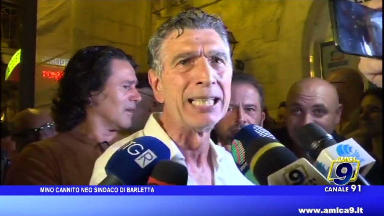 Mino Cannito rieletto Sindaco di Barletta