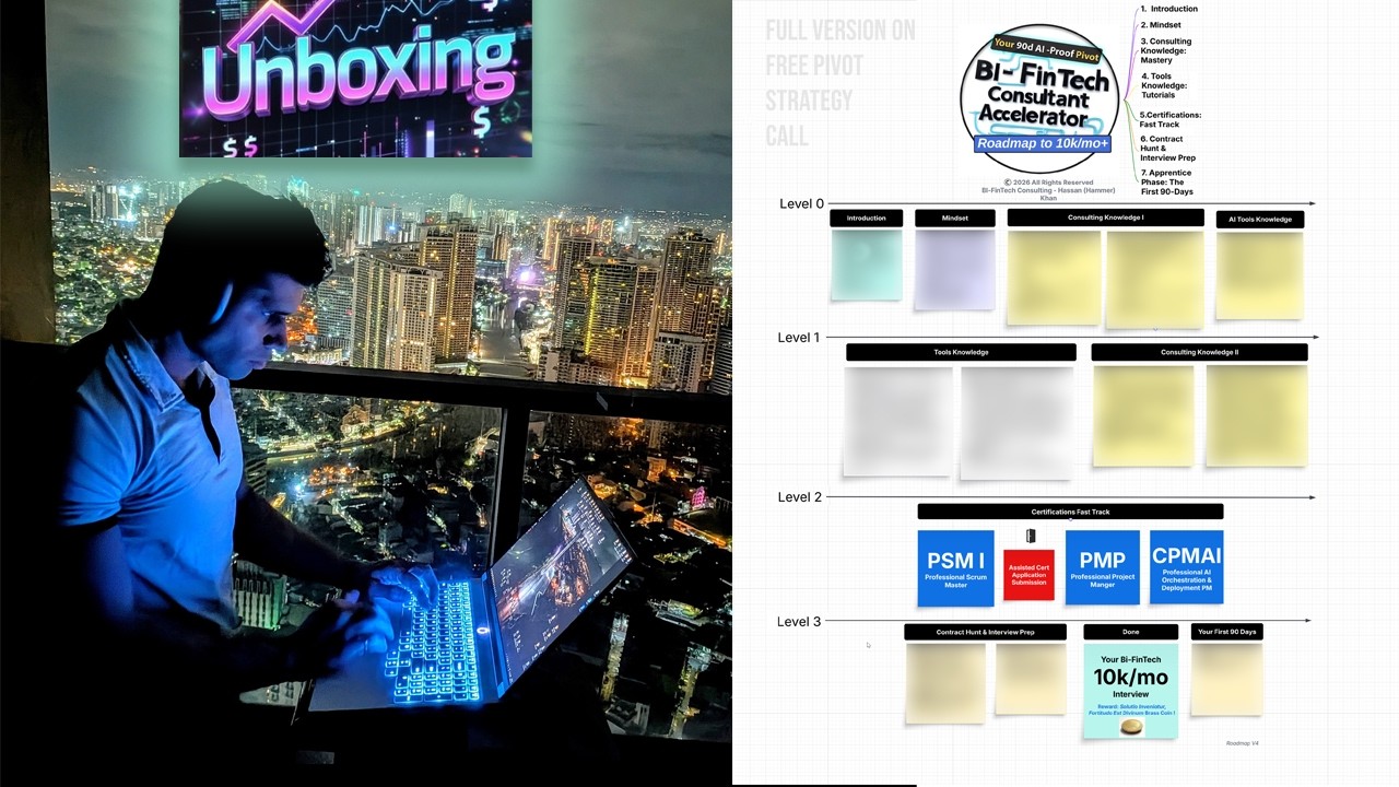 Unboxing My $10K+/Mo AI-Proof BI-FinTech PM Academy - 4000 Hours of My Life’s Work