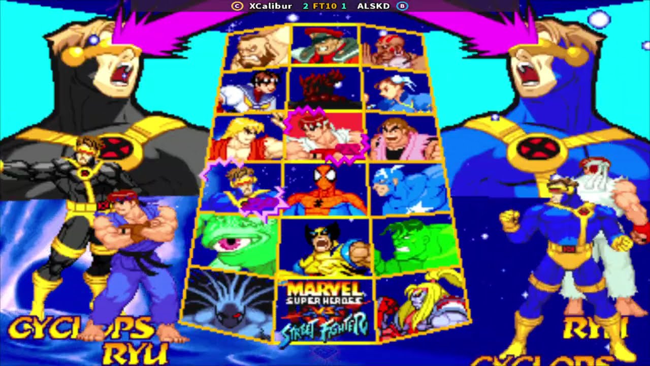 Marvel Super Heroes vs Street Fighter Xcalibur (MX) Vs ALSKD (MX) || Play Date 19 Jan 26