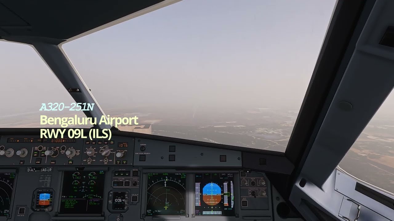 SOLID LANDING | A320-251N | BENGALURU RWY 09L (ILS) | FSREALISTIC PRO | MSFS 2020
