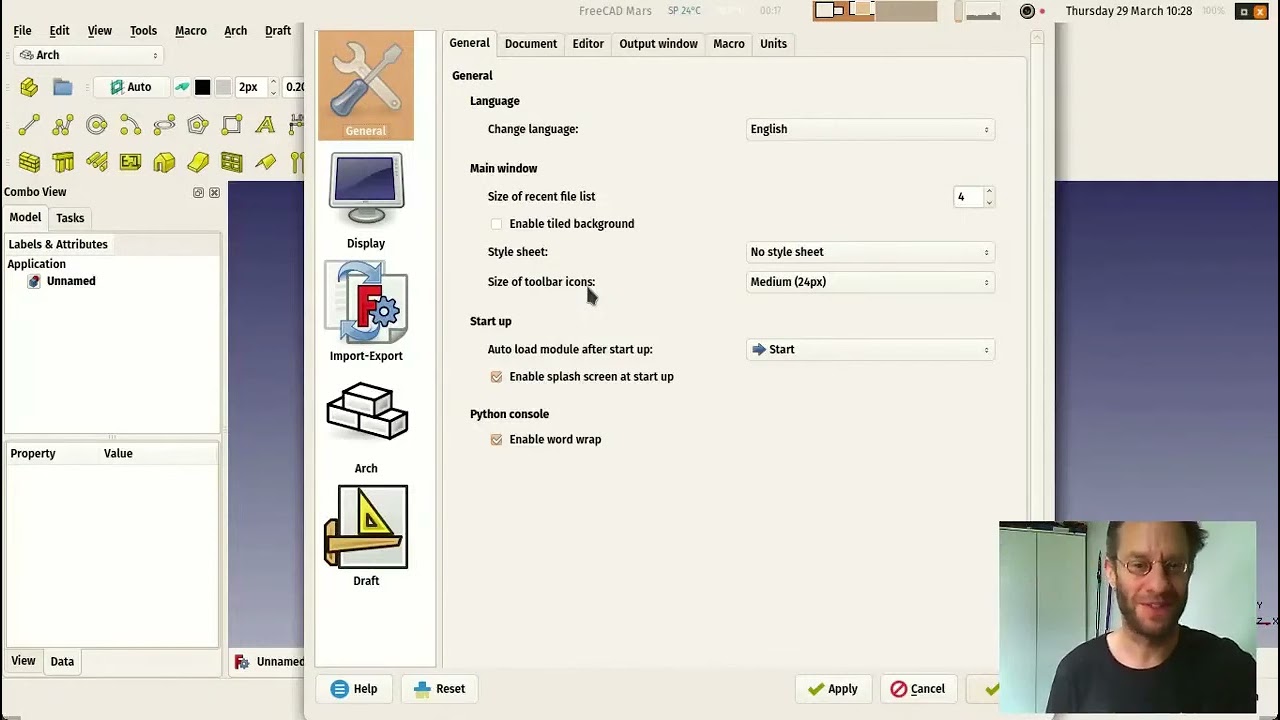 FreeCAD для архитектора #2. Установка и настройка