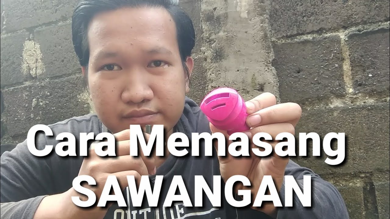 Cara saya pasang sawangan botol Yakult untuk Merpati pos