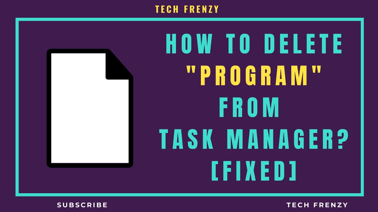 Remove Program from Task Manager Startup | Windows 11/10/8/7 | [Easy Fix]