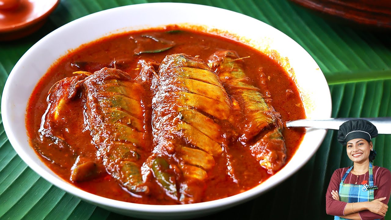 🐟 മിൻ ഏതായാലും കറി ഇങ്ങനെ വെക്കൂ🤤👌 | Ayala Meen Curry Kerala Style | Fish Curry Malayalam