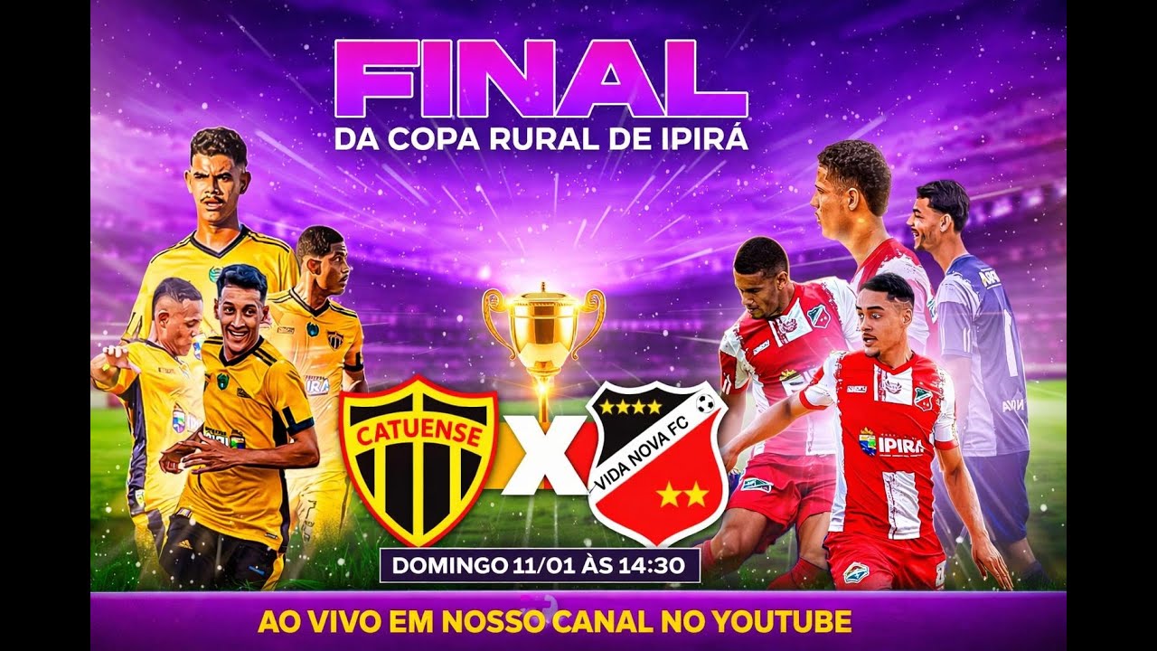 Catuense x Vida Nova - Final Copa Rural de Ipirá #futebol #futebolaovivocomimagens