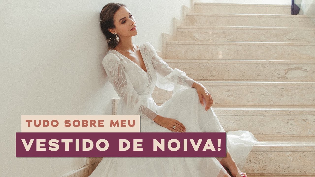 Vestido de NOIVADO sob medida! Todos os detalhes