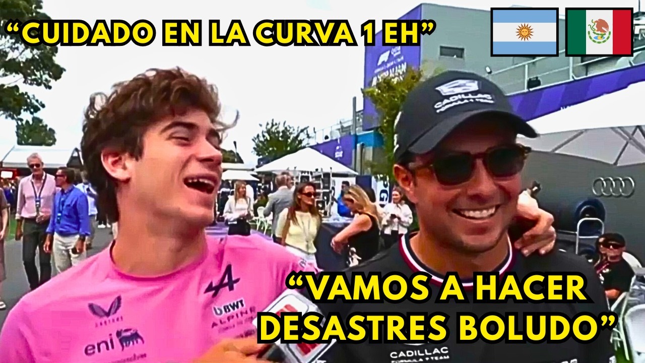 Lo Que No Viste: La Divertida Entrevista Entre Checo Pérez y Franco Colapinto | Australia 2026