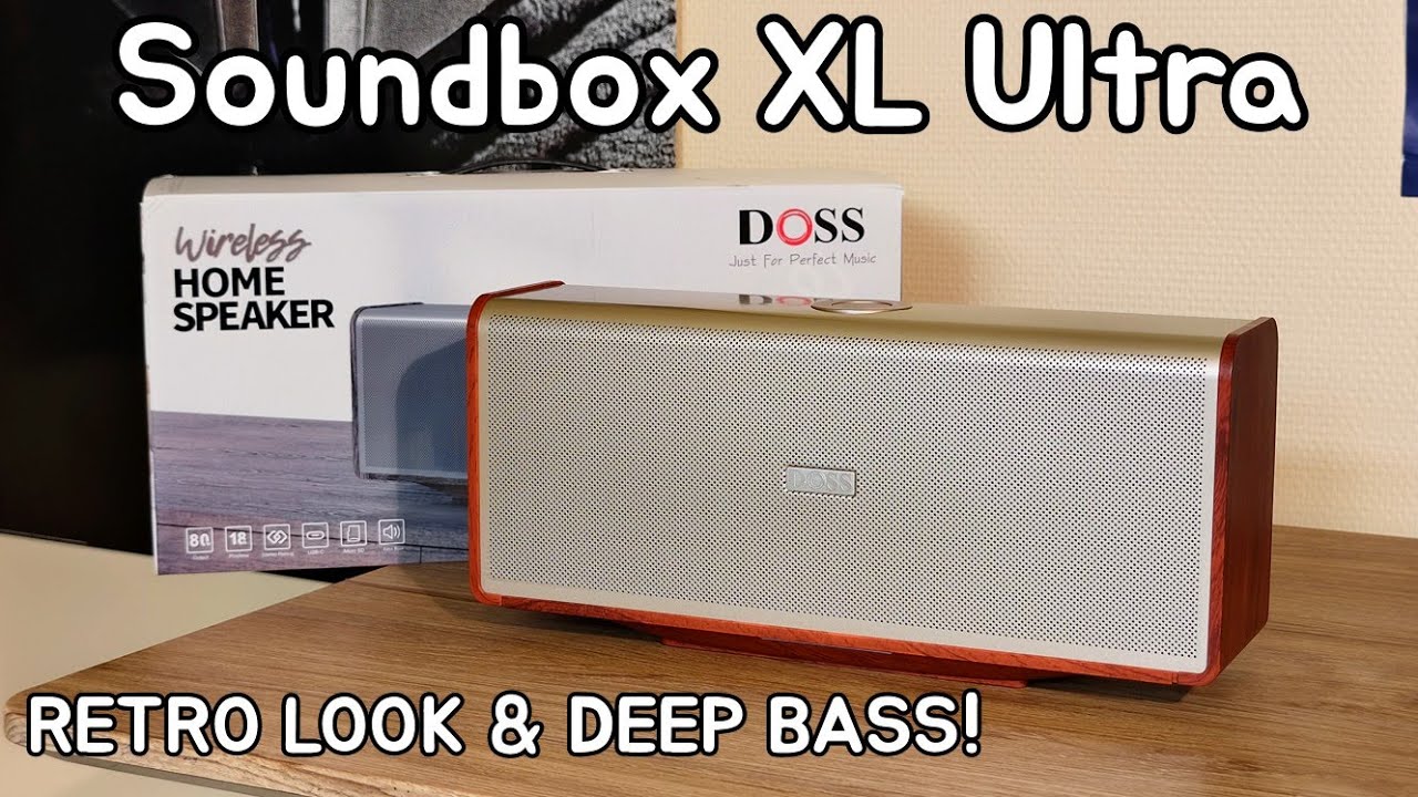 Doss Soundbox XL Ultra - Soundtest «РЕТРО-СТИЛЬ И ГЛУБОКИЕ БАСЫ!»