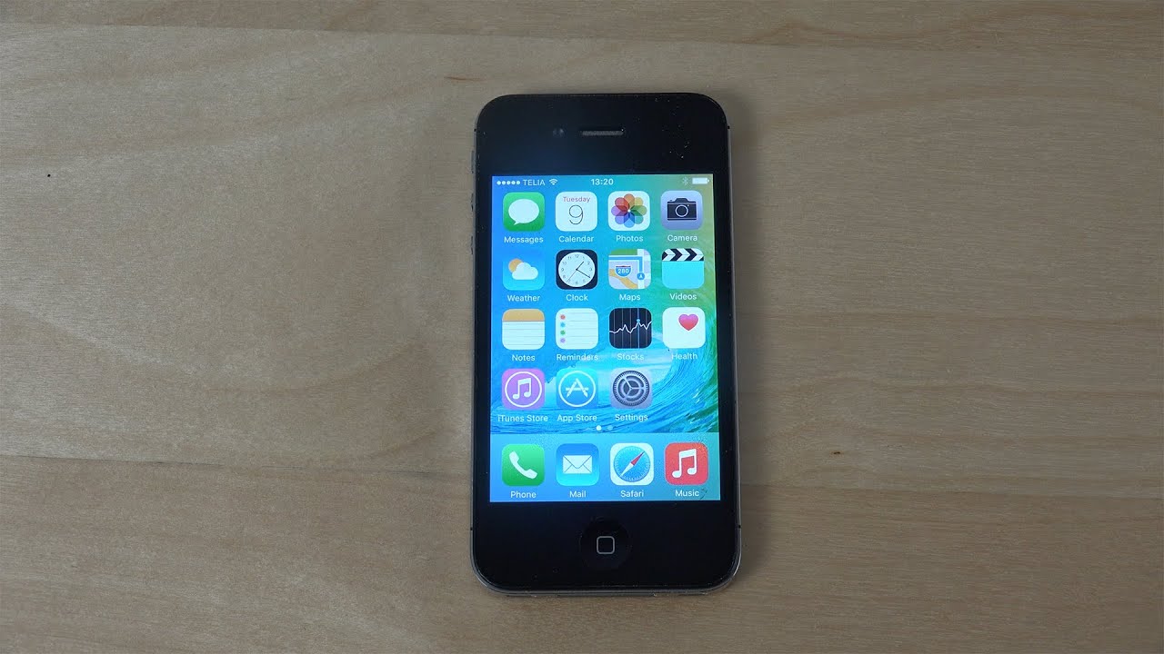 iPhone 4S iOS 9 Beta - Review (4K)