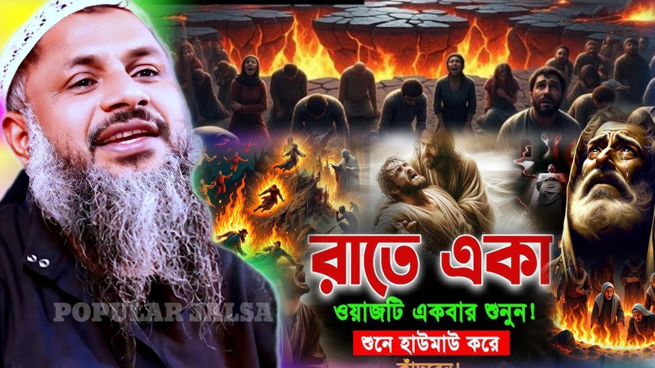 রাতে একা ওয়াজ টি একবার শুনুন শুনে অবাক হবেন | Maulana Nur muhammad khatir Jalsa 