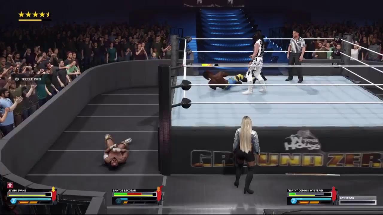 cruiserweight champion Santos escobar vs je'von evans vs dirty dominik mysterio