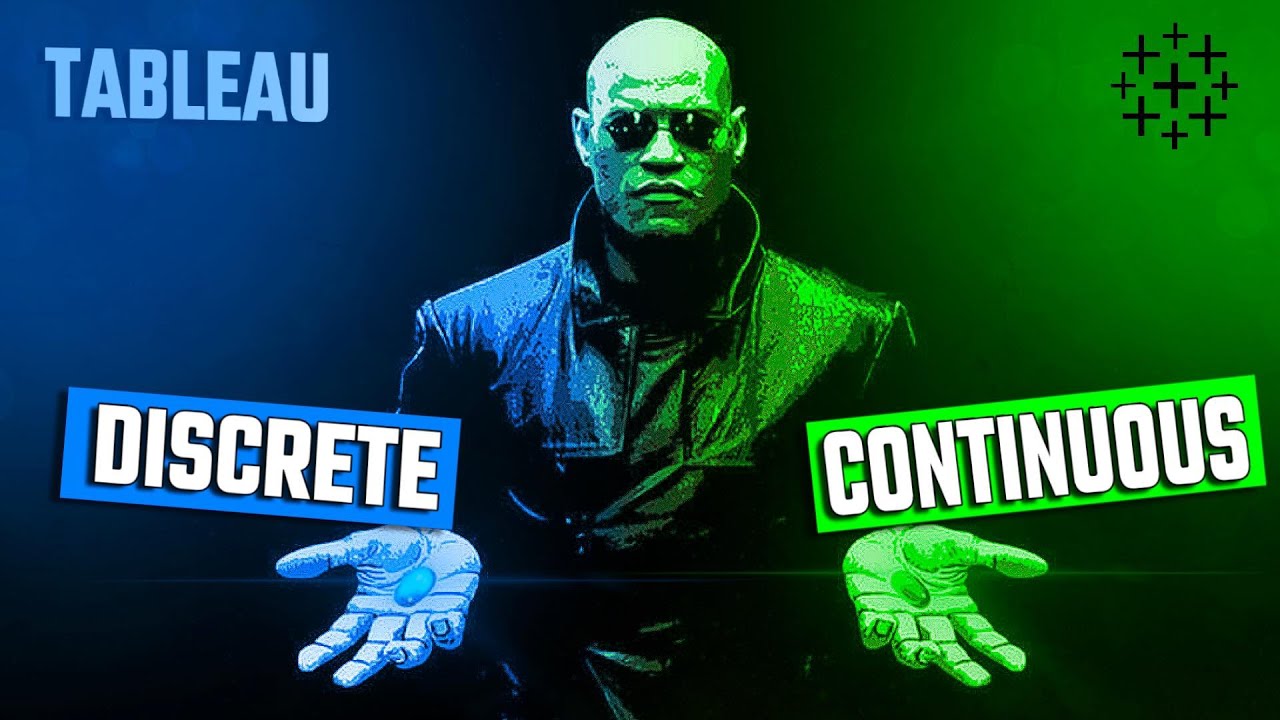 Tableau Discrete and Continuous Visually Explained | #Tableau Course #47