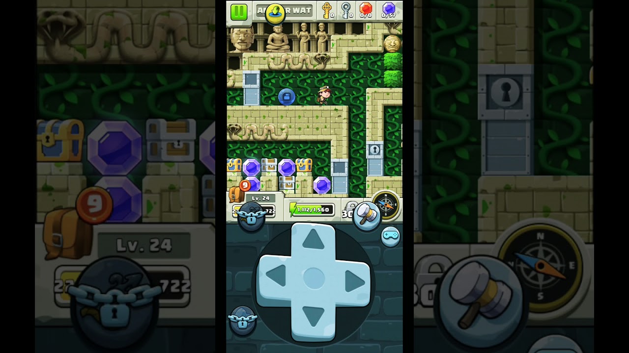 Diamond quest Angkor wat 2 ( stage 4) level 9
