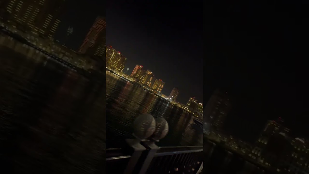 The pear Doha night view.🤗