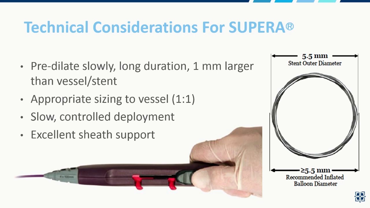 Supera Nitinol Woven Stent, When and Why? - Matthew Bunte, MD
