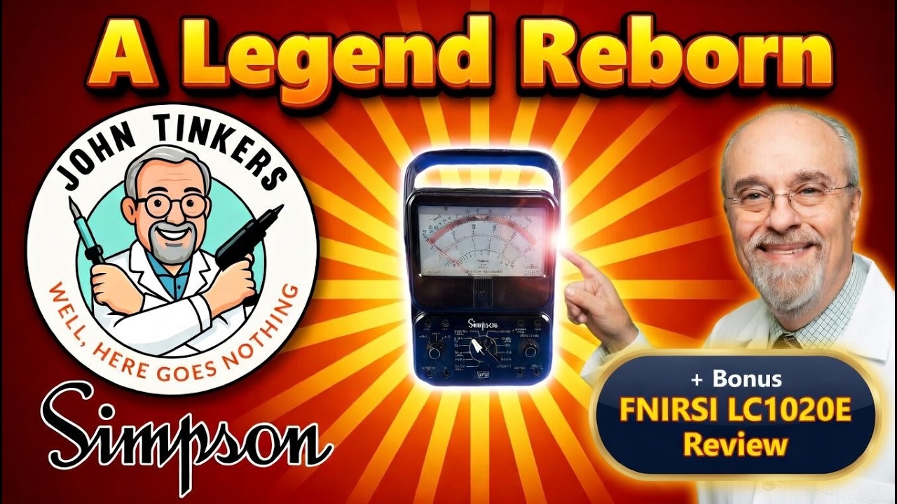 Simpson 270 Series 4 - A Legend Reborn! Plus! FNIRSI LC1020E Review! (John Tinkers Ep. 012)