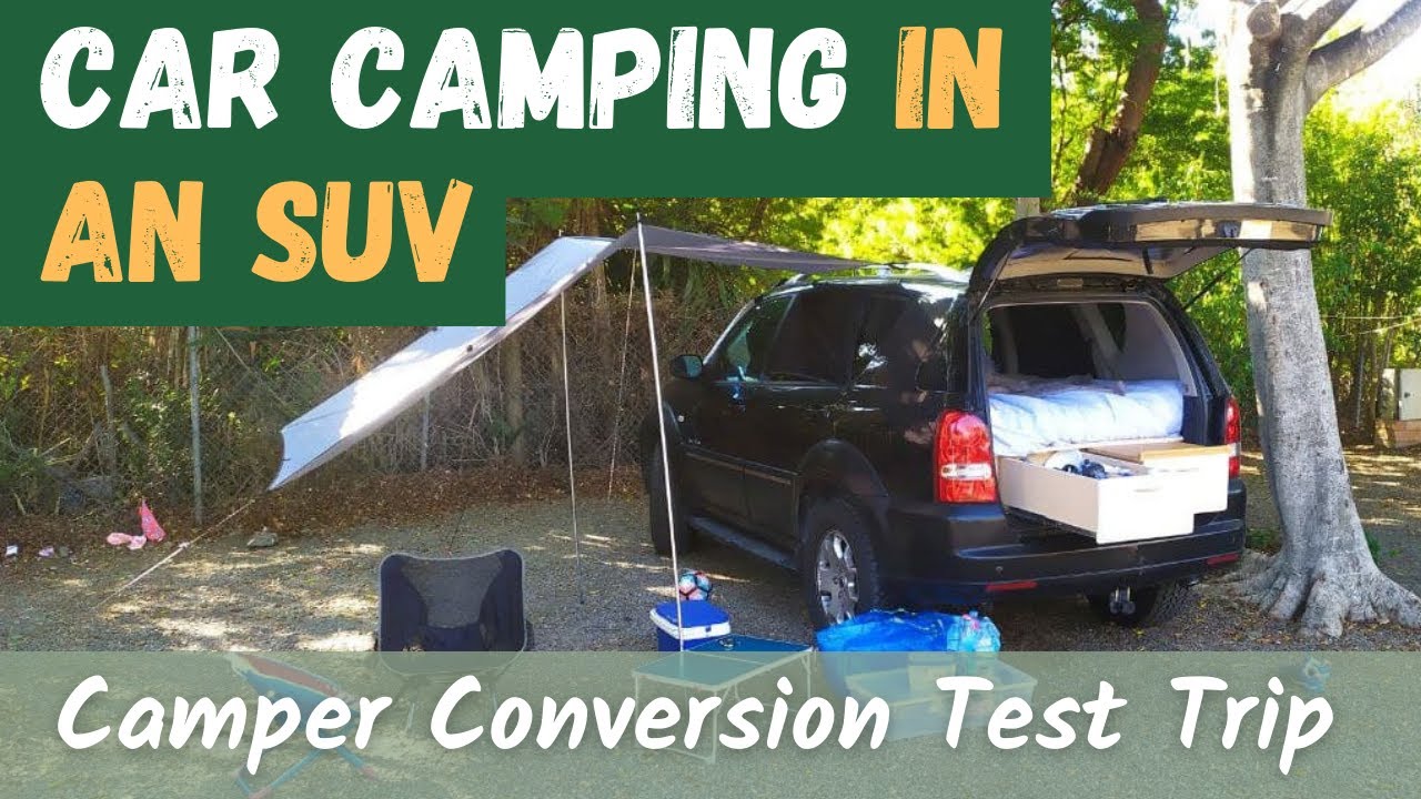 SUV Camping Test Trip - A Night of Car Camping in my Converted 4x4