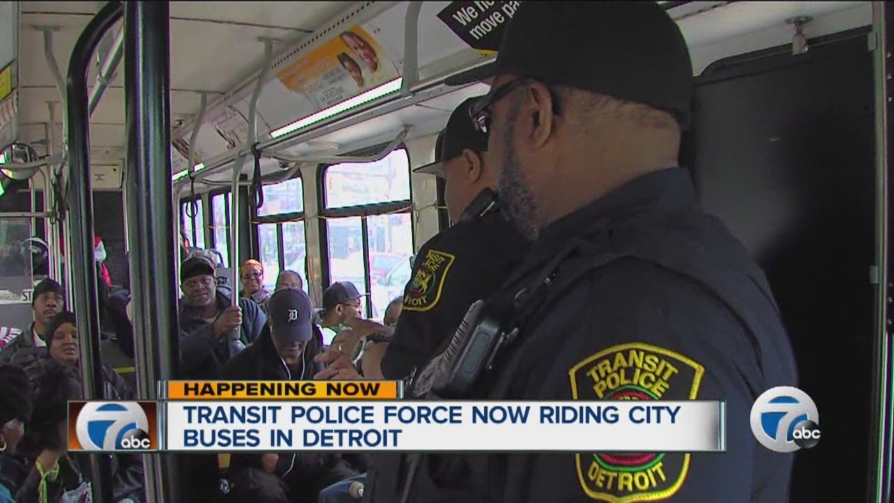 Transit police force now riding city buses in Detroit