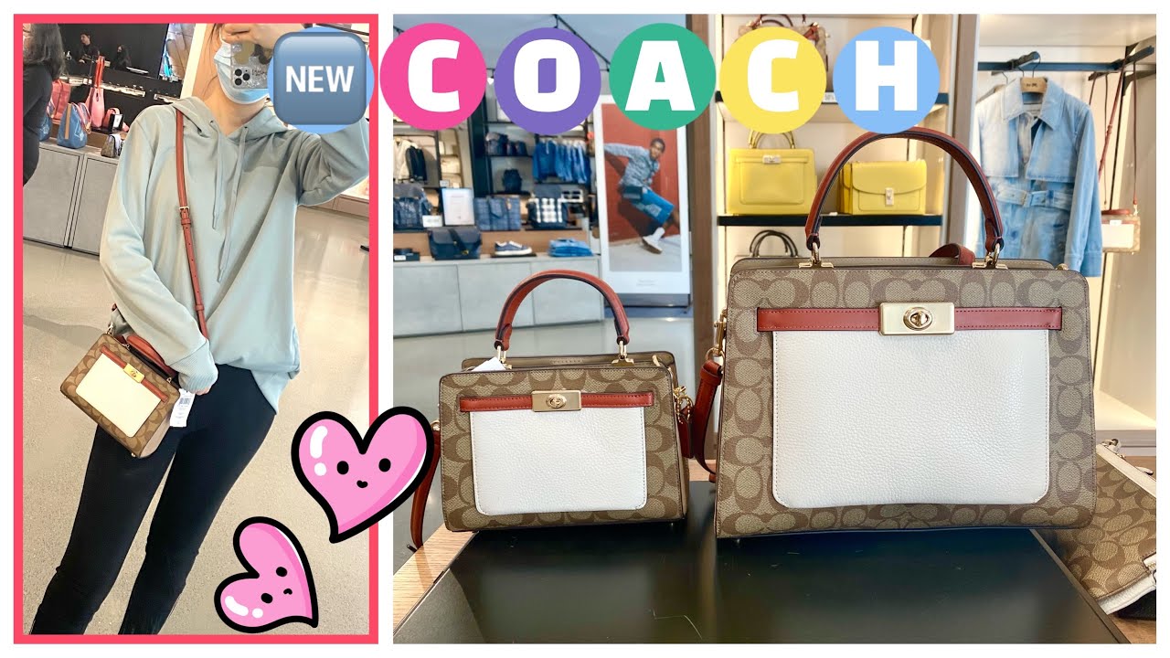 🆕NEW ARRIVAL Coach outlet bags Lane Carryall In Colorblock