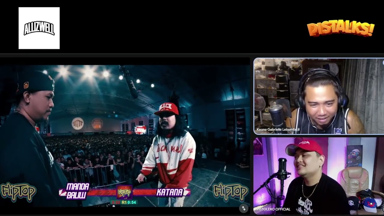 Pistalks! EP6 - Fliptop -  Manda Baliw vs Katana (Battle Review)
