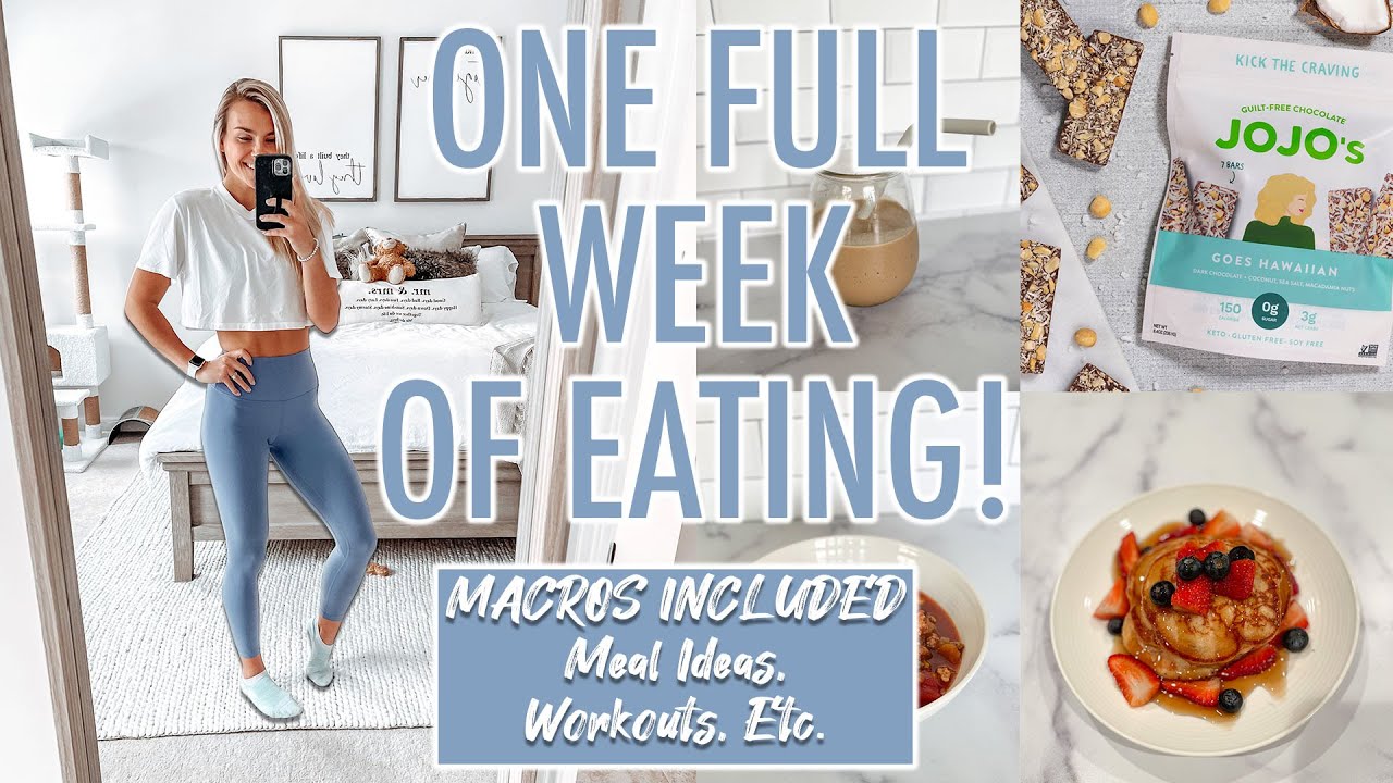 ONE FULL WEEK OF EATING! | Macros Included