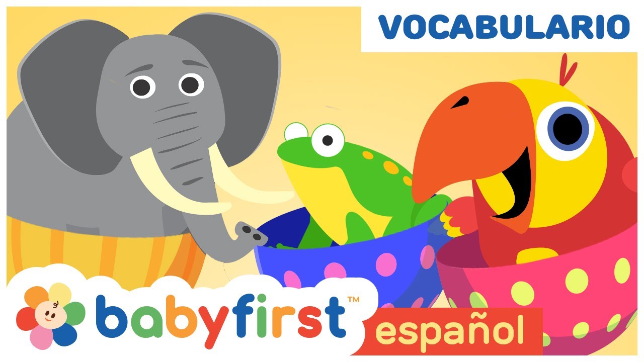 Nuevas Palabras | Vocabulario para Niños | Sonidos de Animales con Larry el Loro | BabyFirst Español