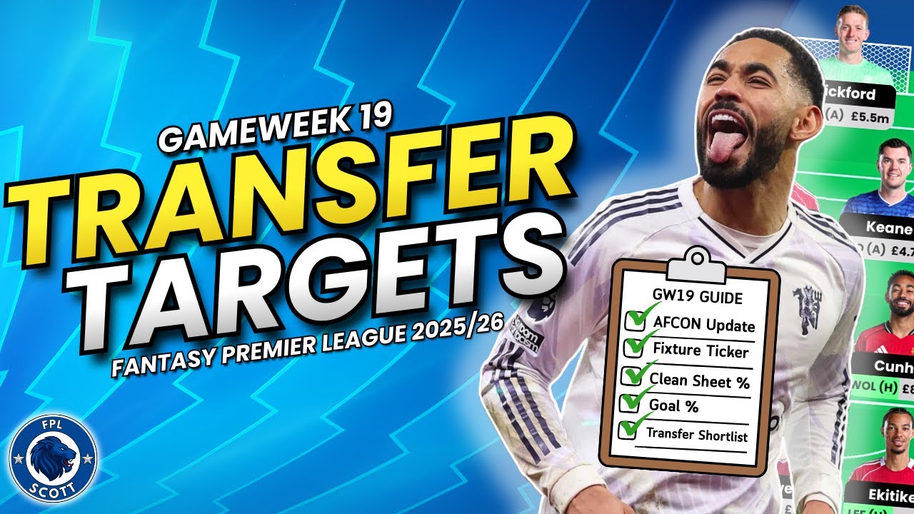 FPL GW19 Best Players To Buy 😍 | Transfer Targets 🔥| Fantasy Premier League Tips 2025/26