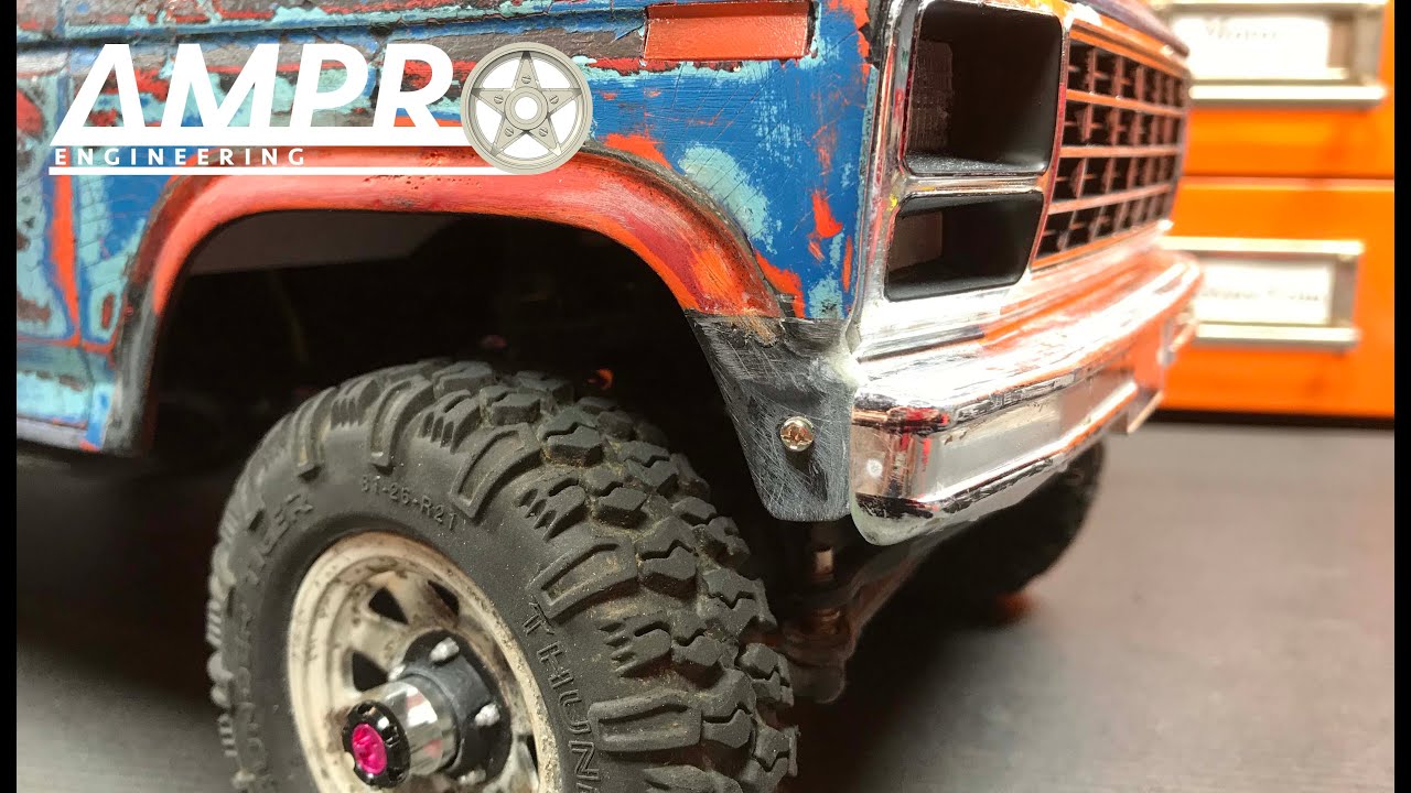 e199: Tamiya Blackfoot Ford F150 Fender Extensions