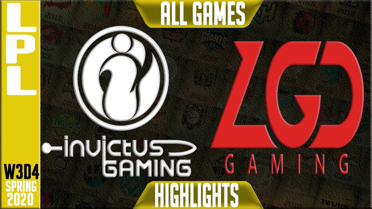IG vs LGD Highlights ALL GAMES | LPL Spring 2020 W3D4 | Invictus Gaming vs LGD Gaming