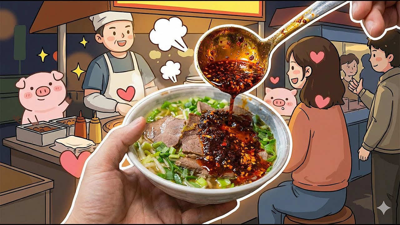 🔴 LIVE : Noodle Master Lanzhou Beef Noodles 中華料理 중국 길거리 음식! #chinesestreetfood #chinacuisine