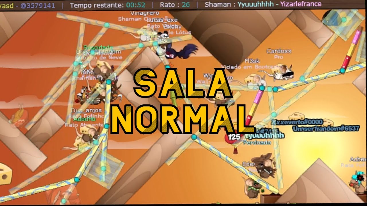 Transformice - Shaman Gameplay #3 (Sala Normal)