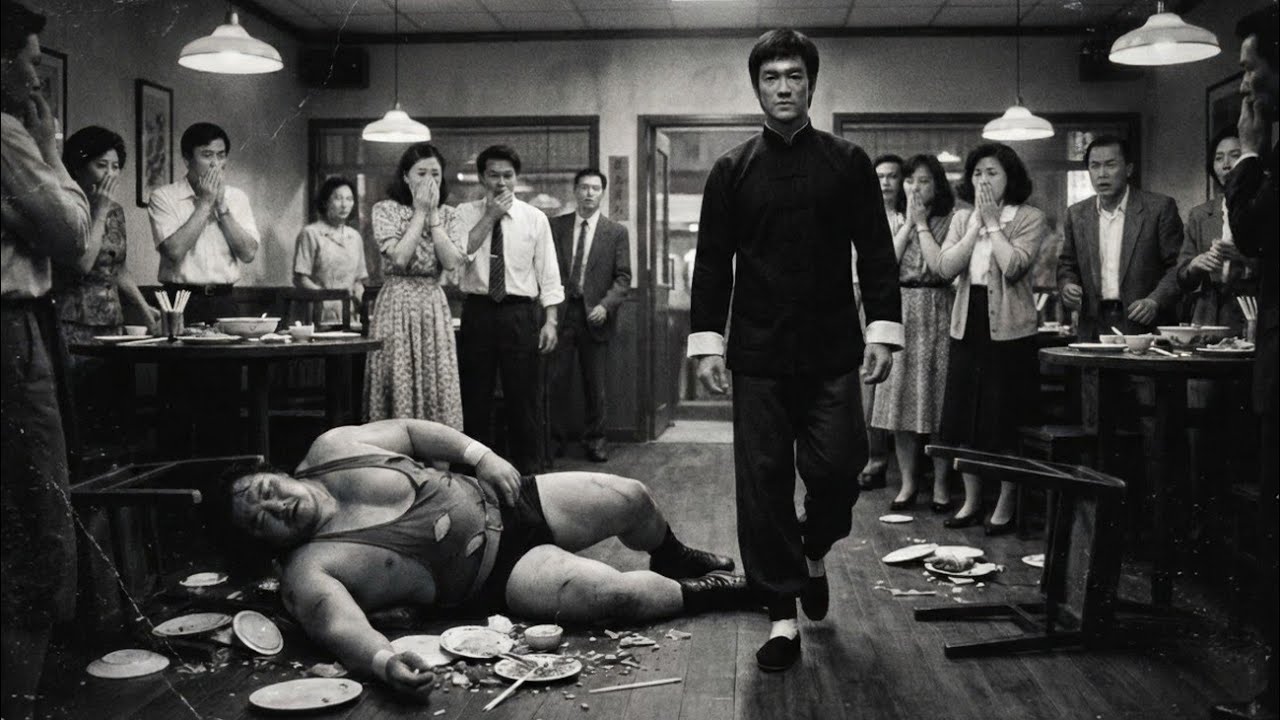 Bruce Lee Was Eating at a Restaurant When a 250lb Wrestler Mocked His Size — 5 Seconds Later….