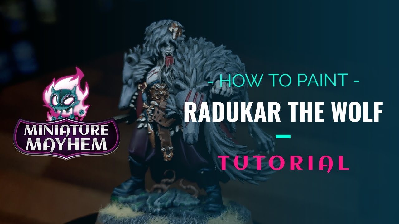 Vampire Lord Radukar the Wolf Painting Tutorial! Warhammer Quest- Cursed City