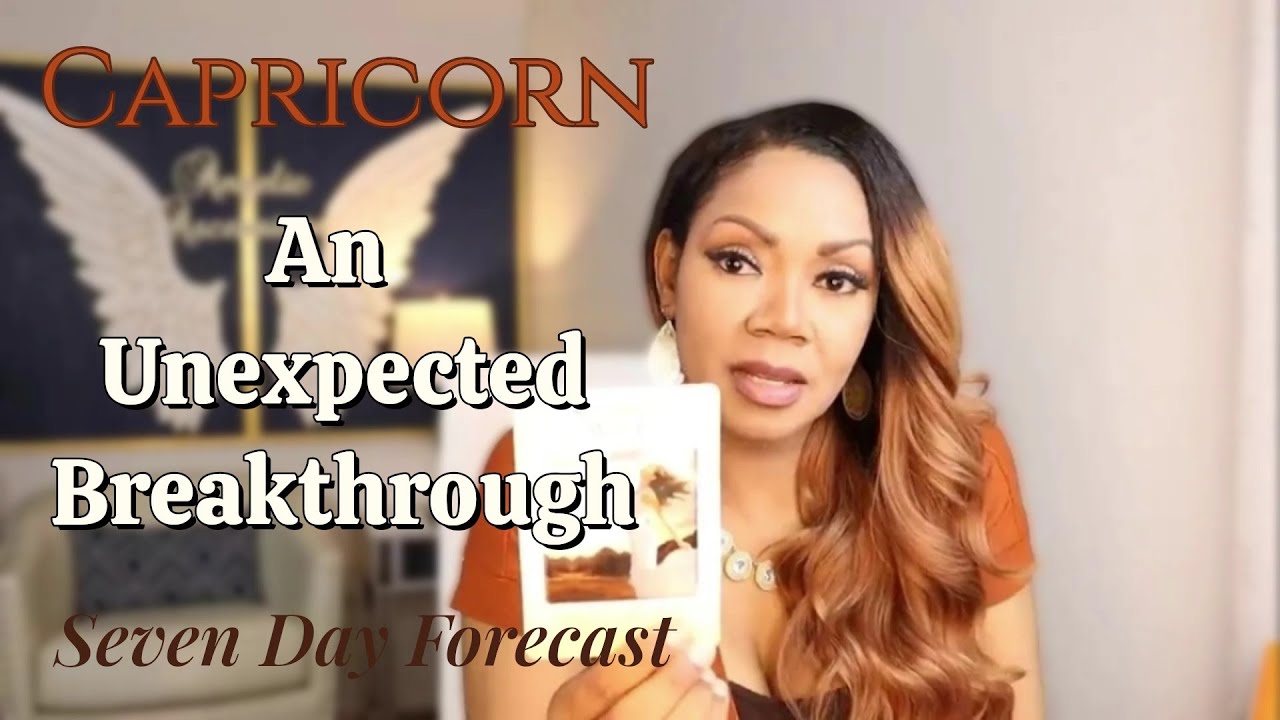 CAPRICORN 💯 A Sudden BREAKTHROUGH Hits You Out Of Nowhere!