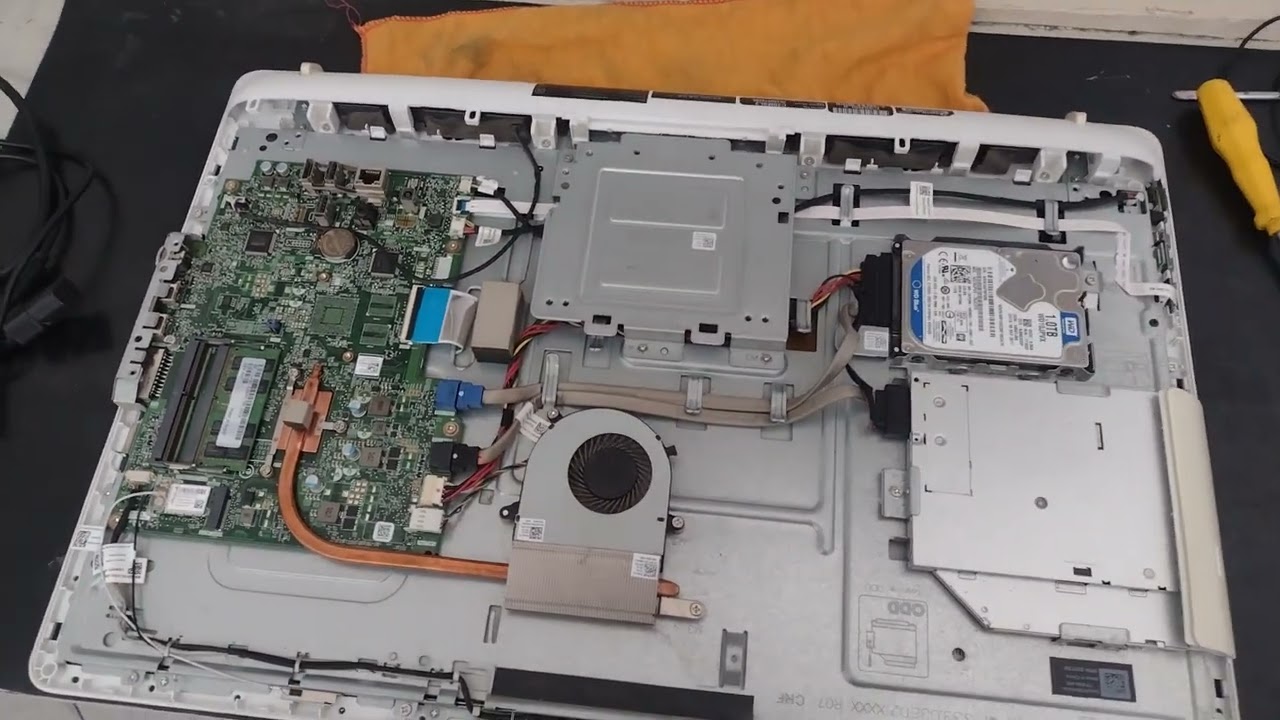Dell Inspiron 24 3464 - Como Abrir e Principais Upgrades (HD, Memória, Processador) All In One