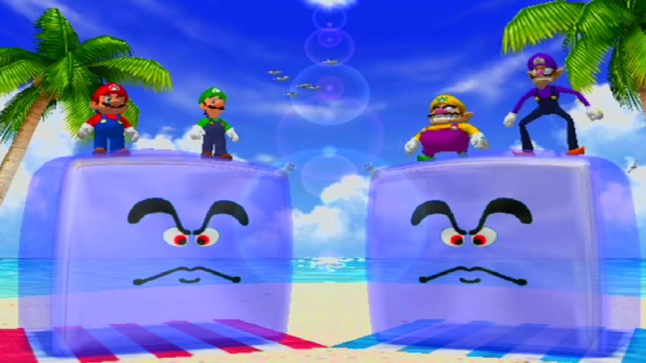 Mario Party 4 - All 2 Vs 2 Minigames