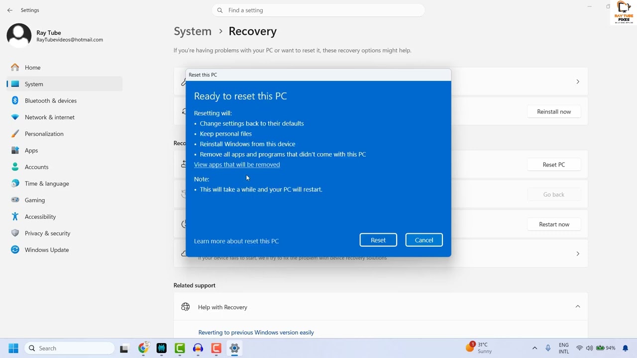 Make Laptop Like New Again (Full Reset)